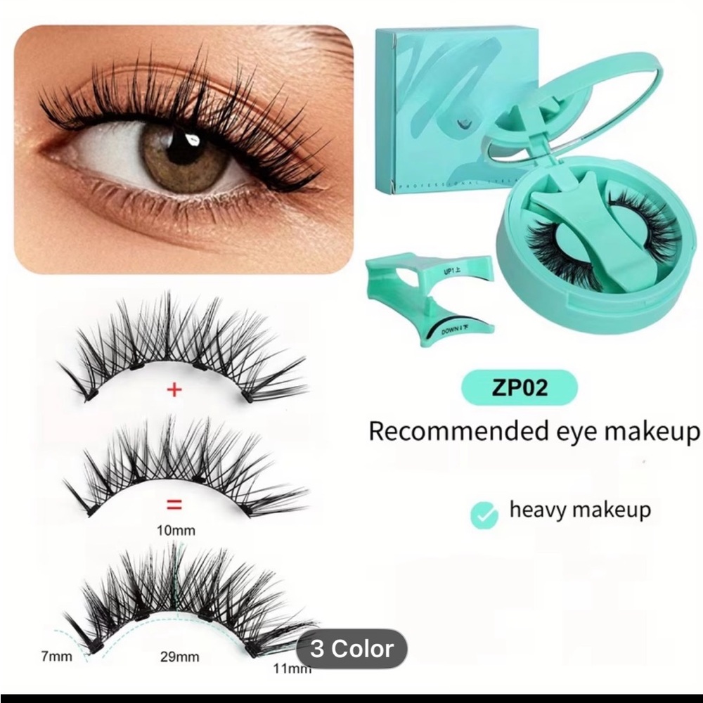 6 PAIRS Reuseable Magnetic Lash Kits